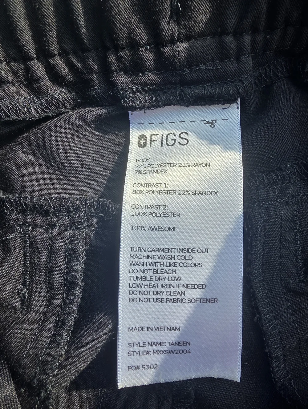 Figs Tansen Jogger Scrub Pants- L